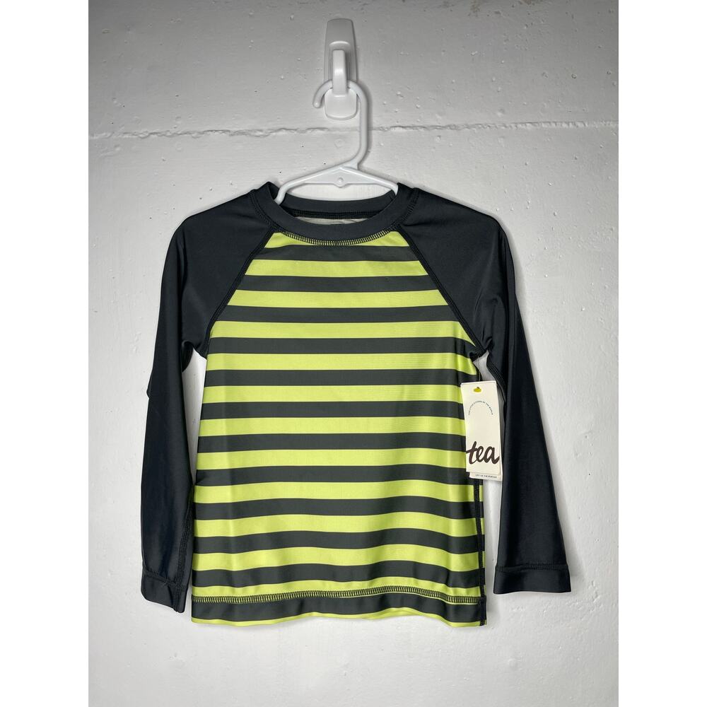 NEW Tea Collection Long Sleeve Rash Guard Swim Size 3 Unisex